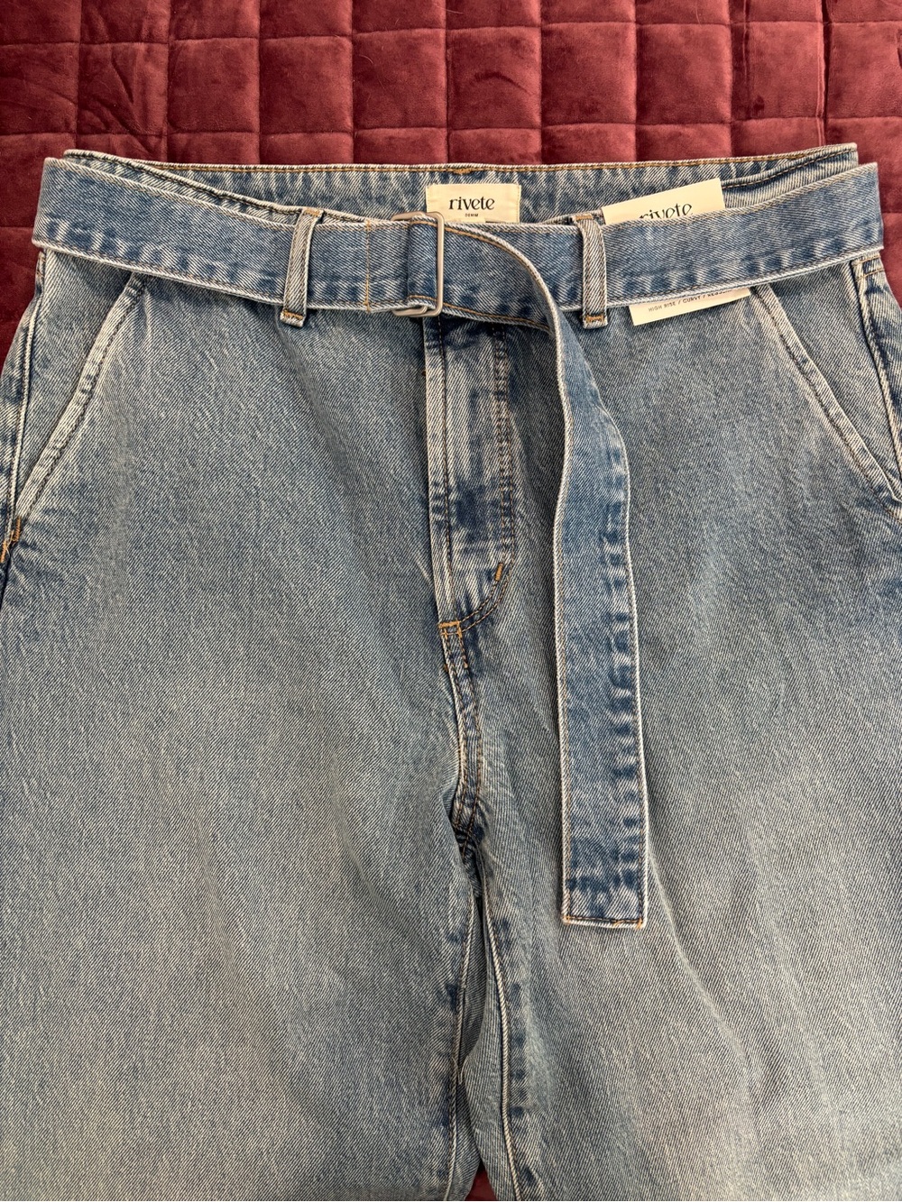 LOFT -High-Rise Wide Leg Jeans